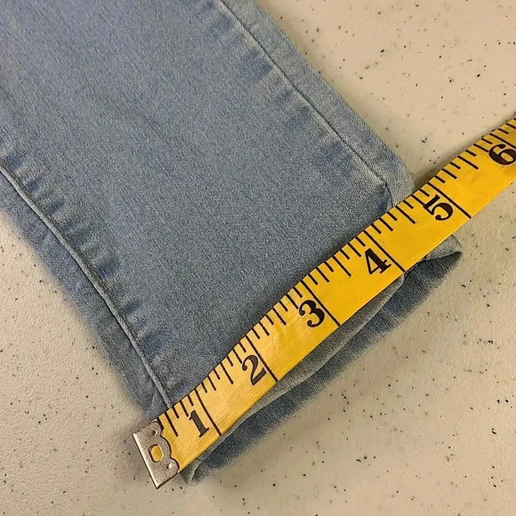 Levi's Stretchy Skinny Legging Blue Jeans Girl Size 16R Pull On - Picture 10 of 14